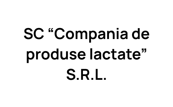 Compania de produse lactate SRL